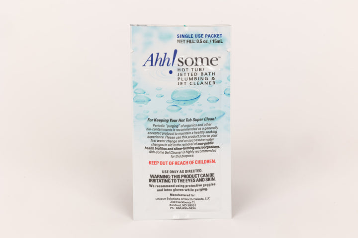 Ahh-some Hot Tub/Jetted Bath Cleaner Single-Use Packet